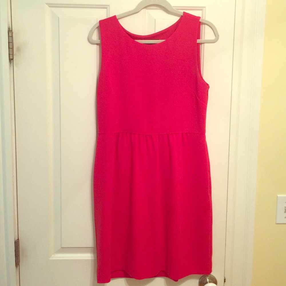Red JCrew dress
